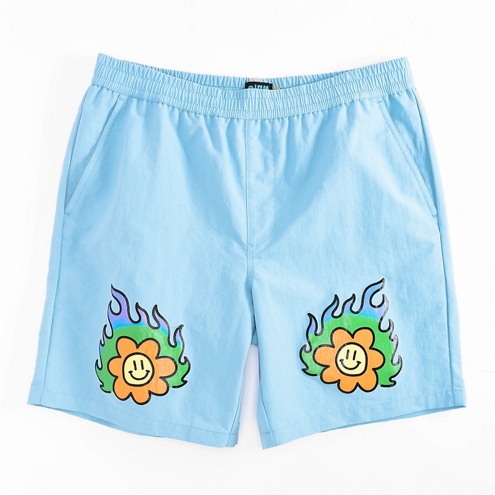 NWT Men’s Zumiez A.LAB Taffy Light Blue Board Shorts size XL